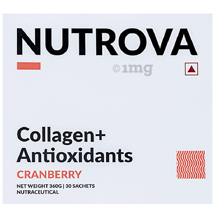Nutrova Collagen+ Antioxidants (12gm Each) Cranberry