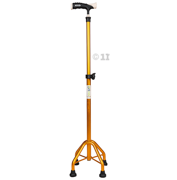 Entros KL945L Height Adjustable Walking Stick with 4 Legs