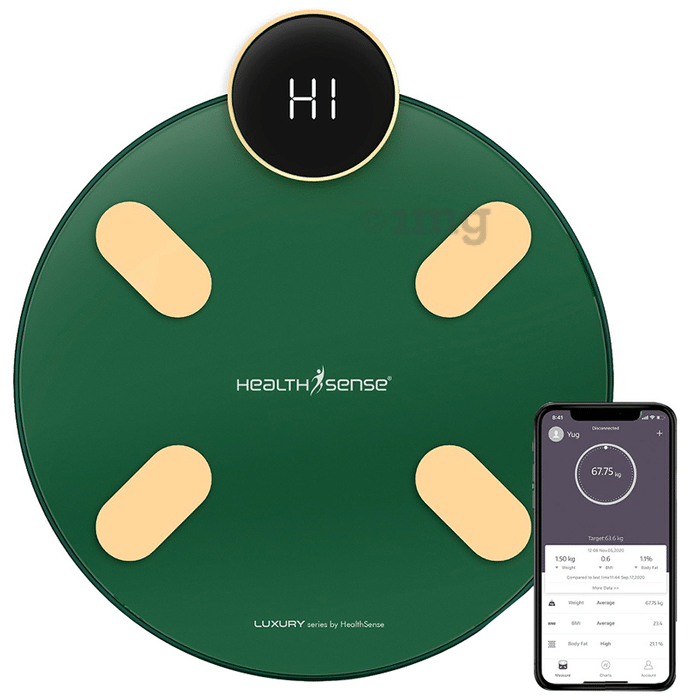 HealthSense S1 Luxury Smart Bluetooth Body Weighing Scale