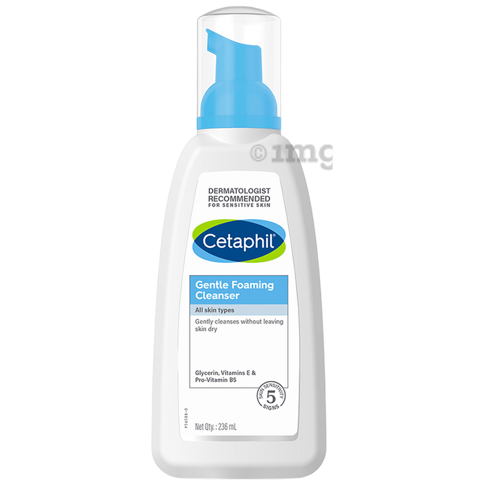 Cetaphil Gentle Foaming Cleanser with Glycerin & Vitamin E | For All Skin Types