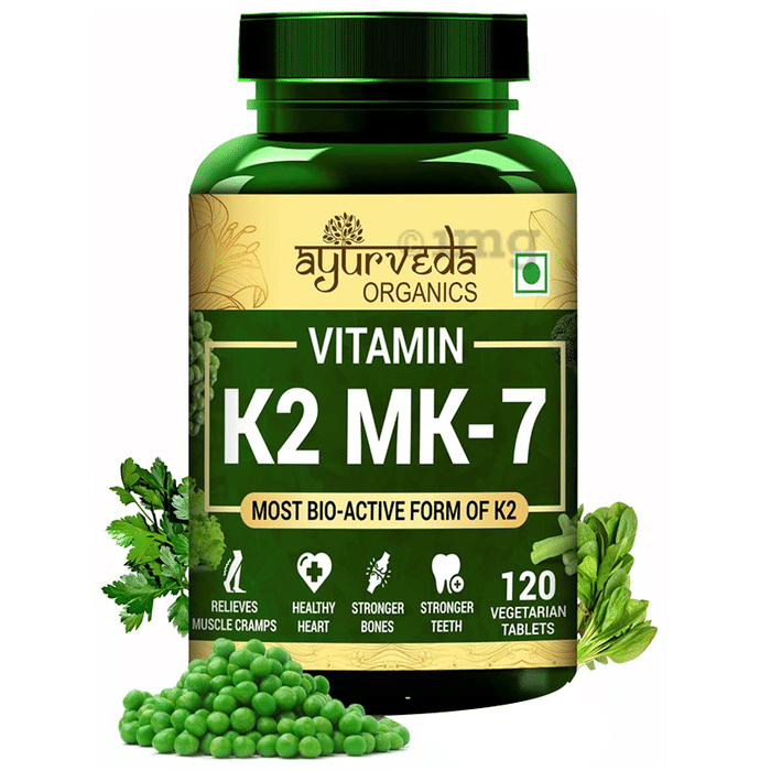 Ayurveda Organics Vitamin K2 MK 7 Vegetarian Tablet