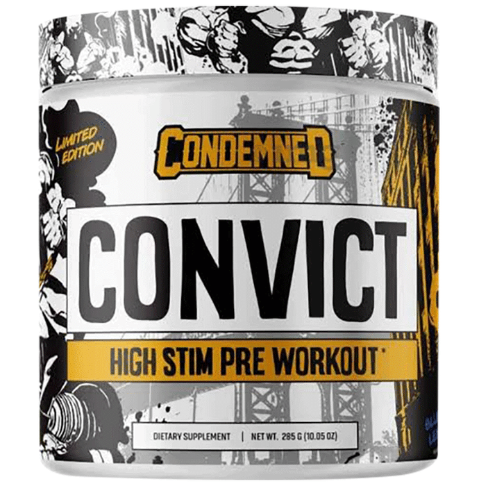 Condemned Labz Convict High Stim Pre Workout Powder Sour Gummy