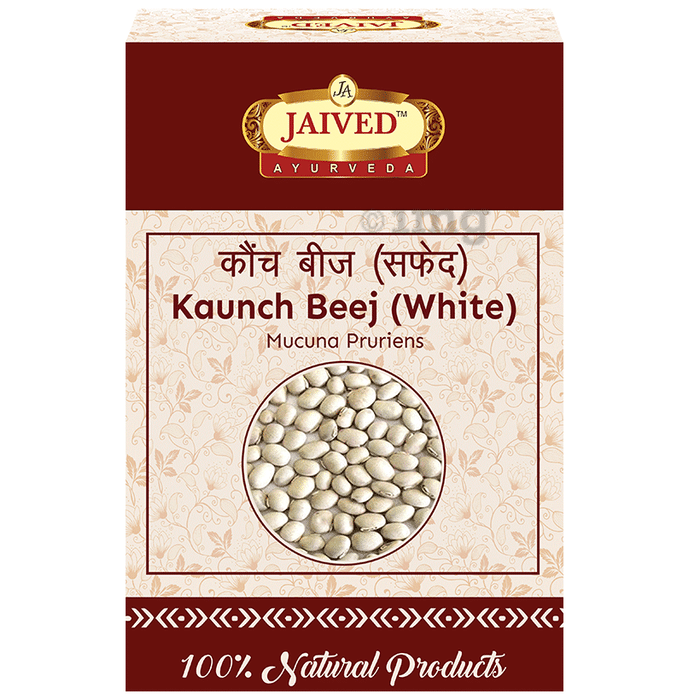 Jaived Ayurveda  Kaunch Beej (White) | Enhances Physical Endurance & Boosts Energy Levels
