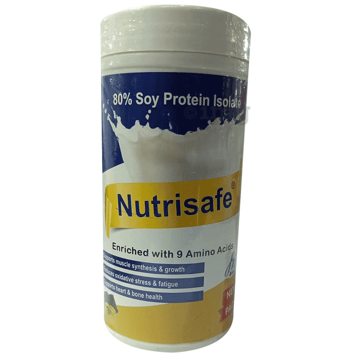 Nutrisafe 80% Soy Protein Isolate Powder Chocolate and Cardamom Sugar Free
