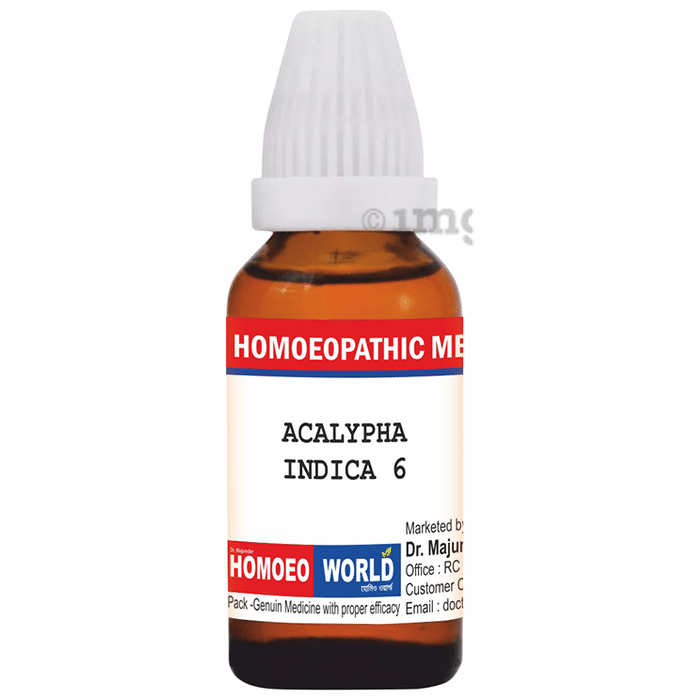 Dr. Majumder Homeo World Acalypha Indica Dilution (30ml Each) 6 CH
