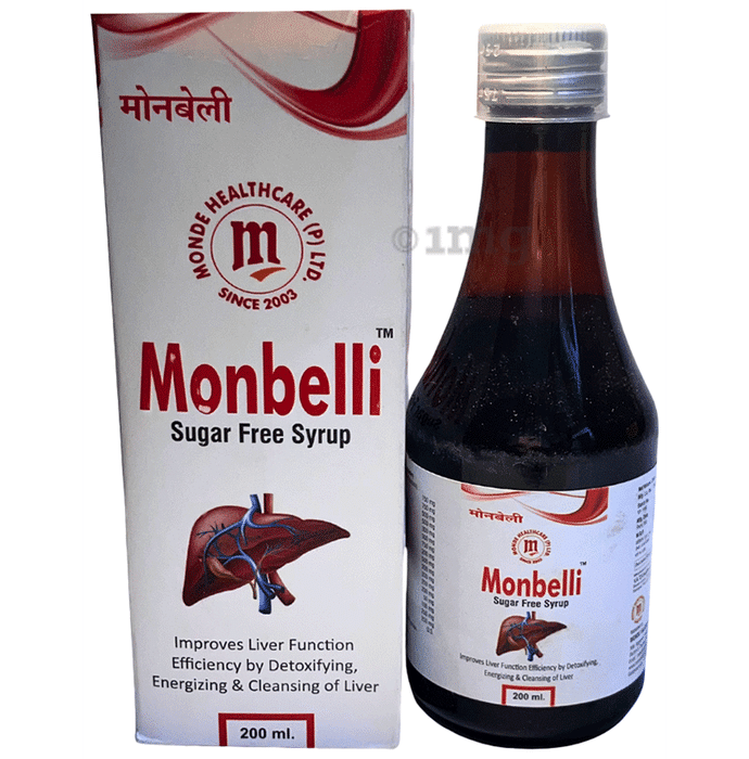 Monbelli Syrup Sugar Free