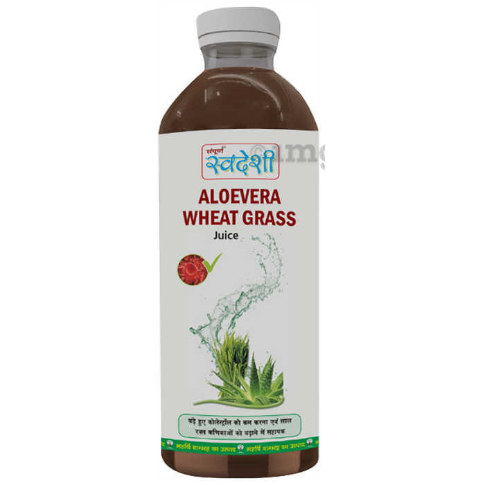 Sampuran Swadeshi Aloevera Wheat Grass Juice