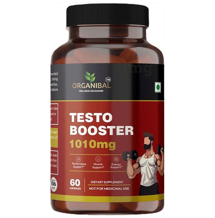 Organibal Testo Booster 1010mg Capsule Buy bottle of 60.0 capsules at