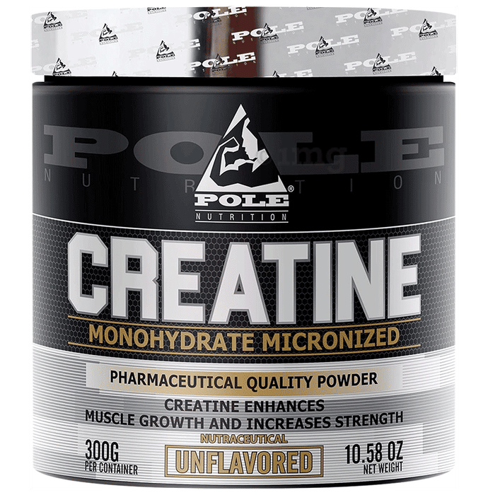 Pole Nutrition Creatine Monohydrate Micronized Powder Unflavored