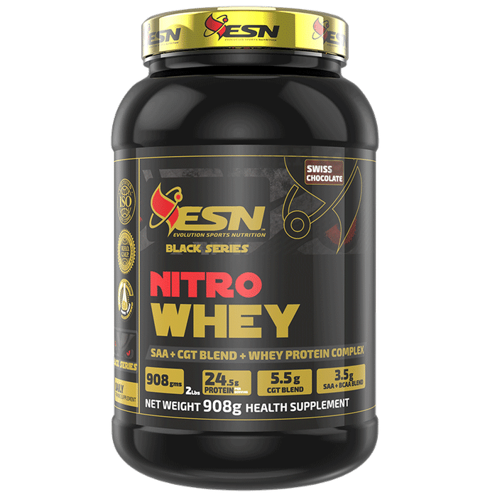 ESN Black Series Nitro Whey Powder Swiss Chocolate