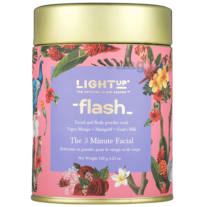 Light Up Flash Facial & Body Powder Wash