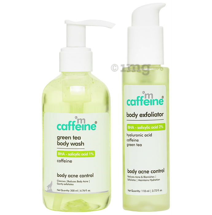 mCaffeine Green Tea & BHA Body Acne Control Kit