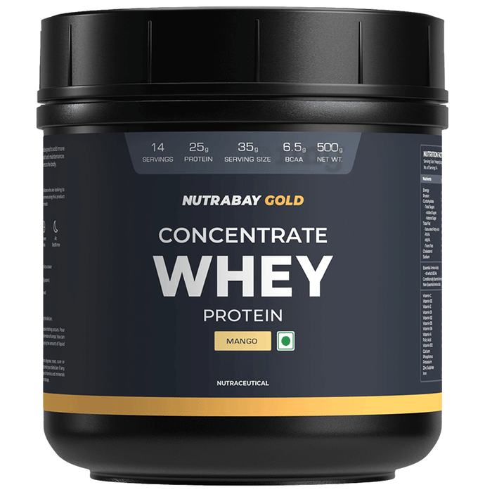 Nutrabay Concentrate Whey Protein Powder Mango
