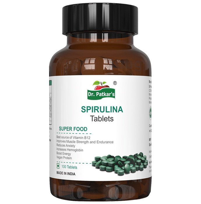 Dr. Patkar's Spirulina Tablet for Immunity, Metabolism & Supports Weight Loss