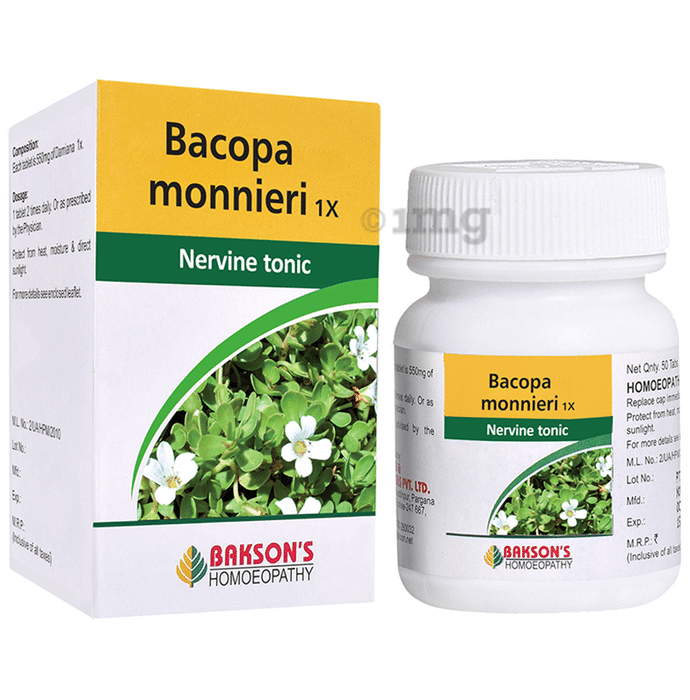 Bakson's Homeopathy Bacopa Monnieri 1X
