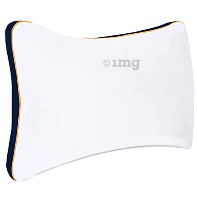 Sleepsia Microfiber Bed Pillow for Sleeping Blue