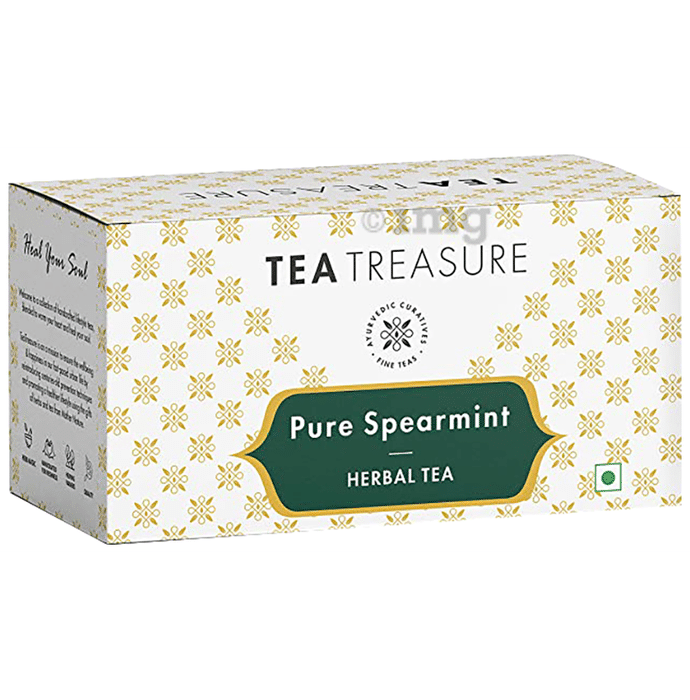 Tea Treasure Pure Spearmint Herbal Tea Bag (2gm Each)