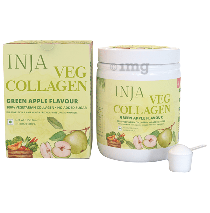 Inja Veg Collagen Powder Green Apple