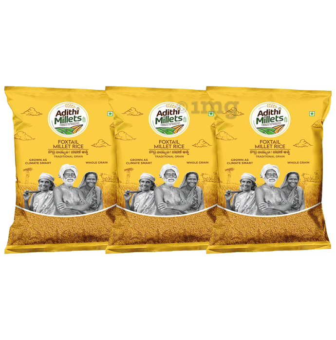 Adithi Millets Foxtail Millet Rice (500gm Each)