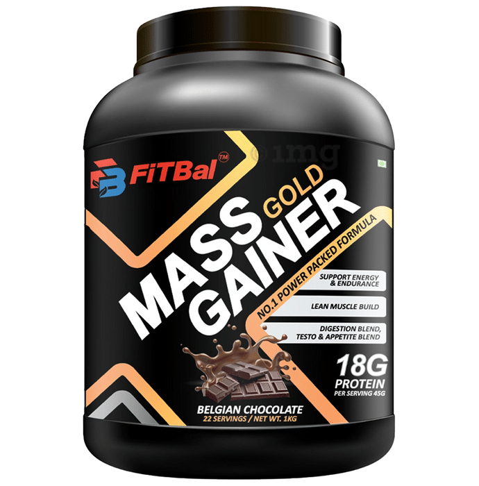 Fitbal Mass Gold Gainer Belgian Chocolate