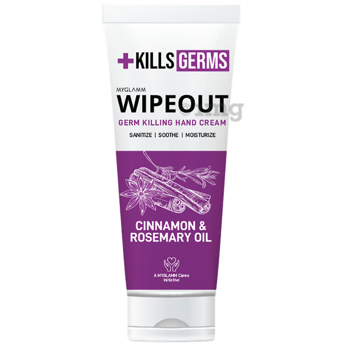 Myglamm Combo Pack of Wipeout Germ Killing Hand Cream (60gm Each)