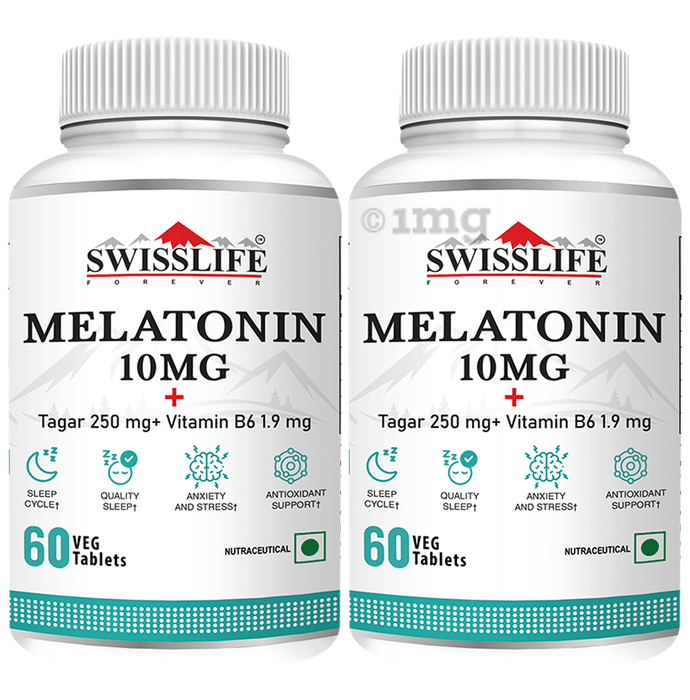 SWISSLIFE FOREVER Melatonin 10mg Tablet (60 Each)