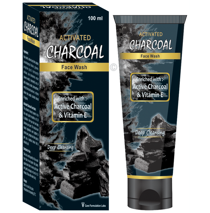 Care Activated Charcoal Face Wash Deep Cleanser