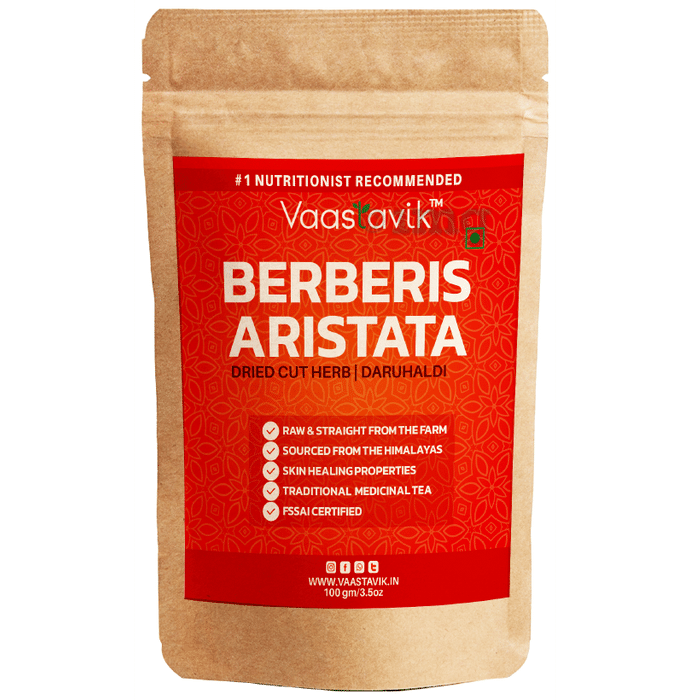 Vaastavik Berberis Aristata Dried Cut Herb Tea