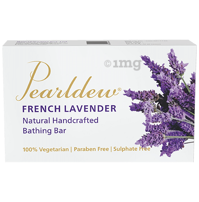 Pearldew French Lavender Natural Handcrafted Bathing Bar