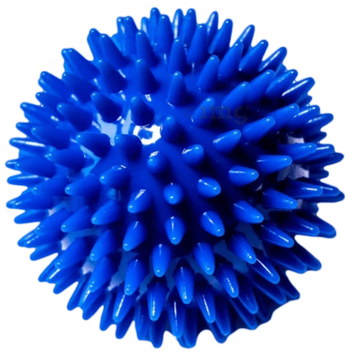 Healthtrek Acupressure Spiky Massage/Stress Ball Blue