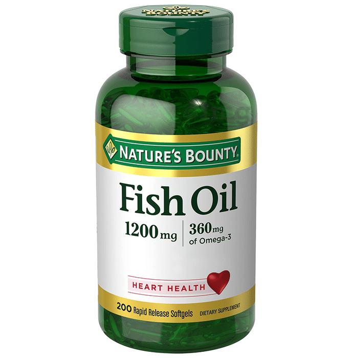 Nature's Bounty Fish Oil Rapid Release Softgels