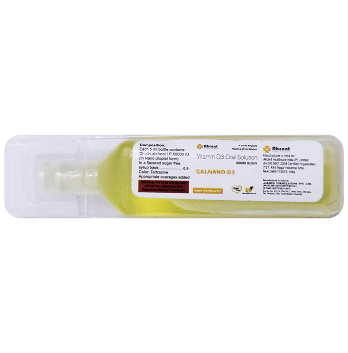 Calnano-D3 Oral Solution Pineapple Sugar Free
