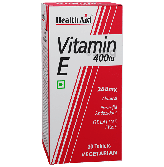 HealthAid Vitamin E 400iu Vegetarian  Tablet