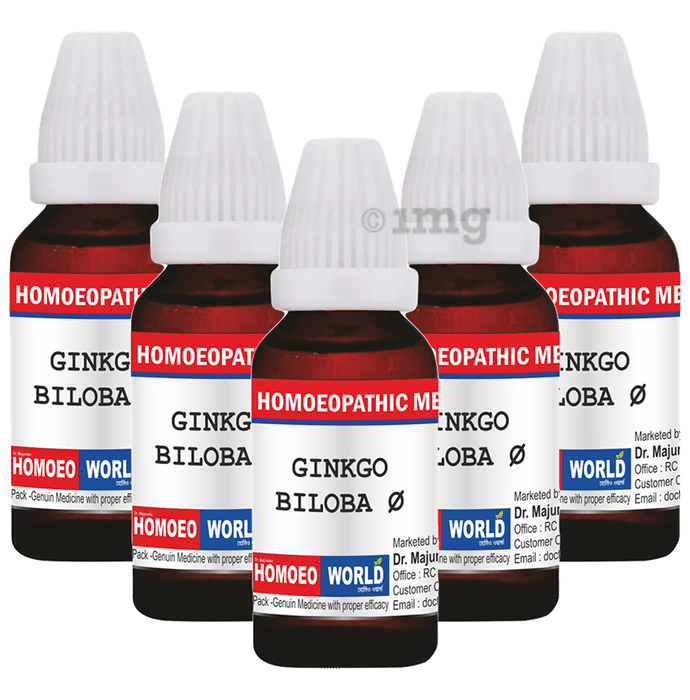 Dr. Majumder Homeo World Ginkgo Biloba Mother Tincture (30ml Each) Q
