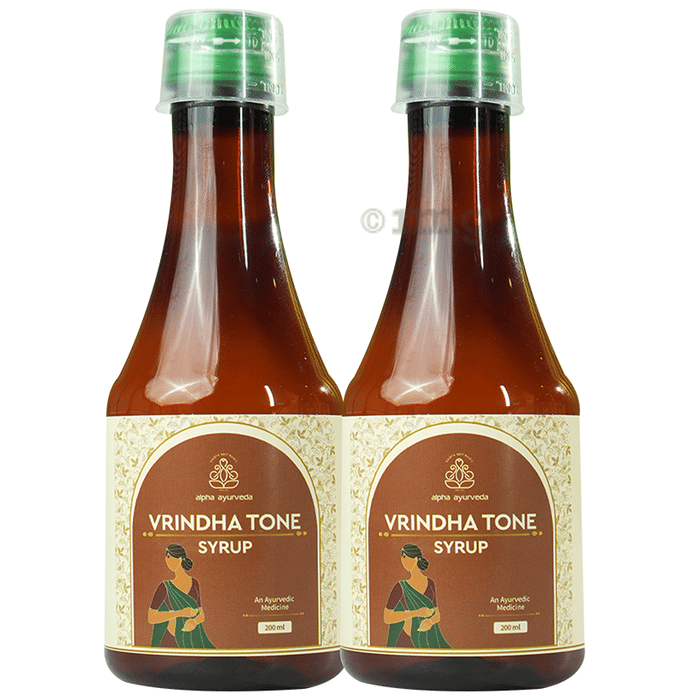 Alpha Ayurveda Vrindha Tone Syrup (200ml Each) Buy combo pack of 2.0