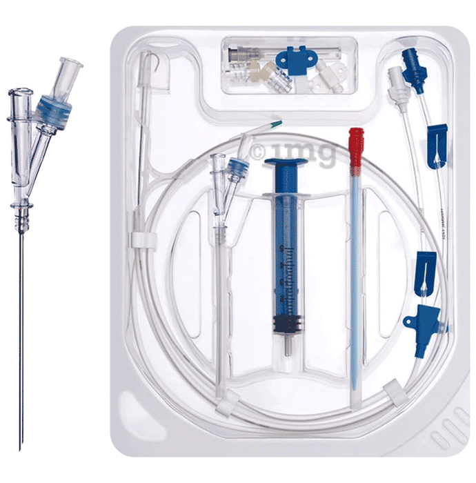 Mowell Venous Triple Lumen Catheter Polyurethane with Integral Wing Kit