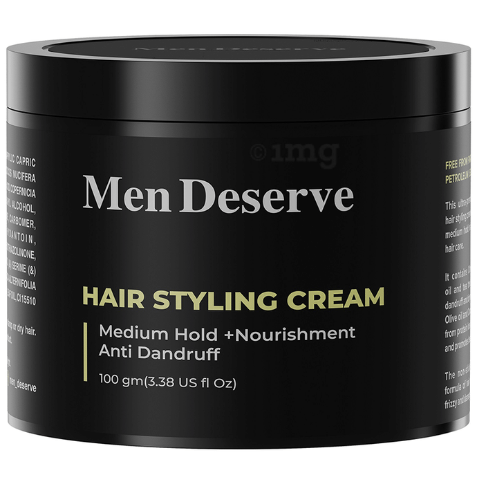 Men Deserve Hair Styling Cream Medium Hold
