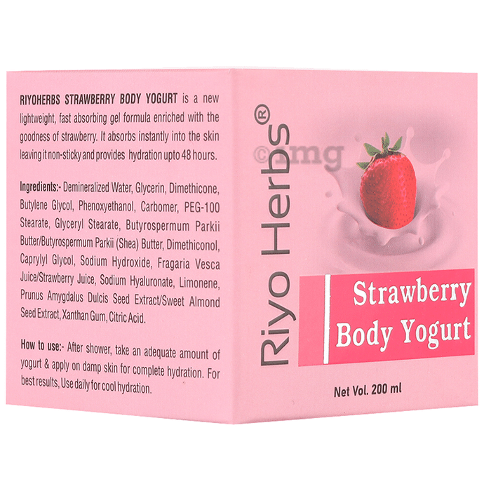 Riyo Herbs Strawberry Body Yogurt
