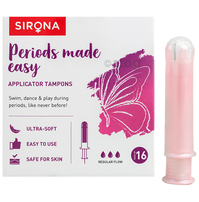 Sirona Premium Applicator Normal Flow Tampons
