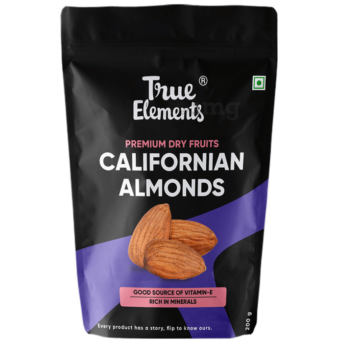 True Elements Californian Almonds for Vegan/Plant Based Diet