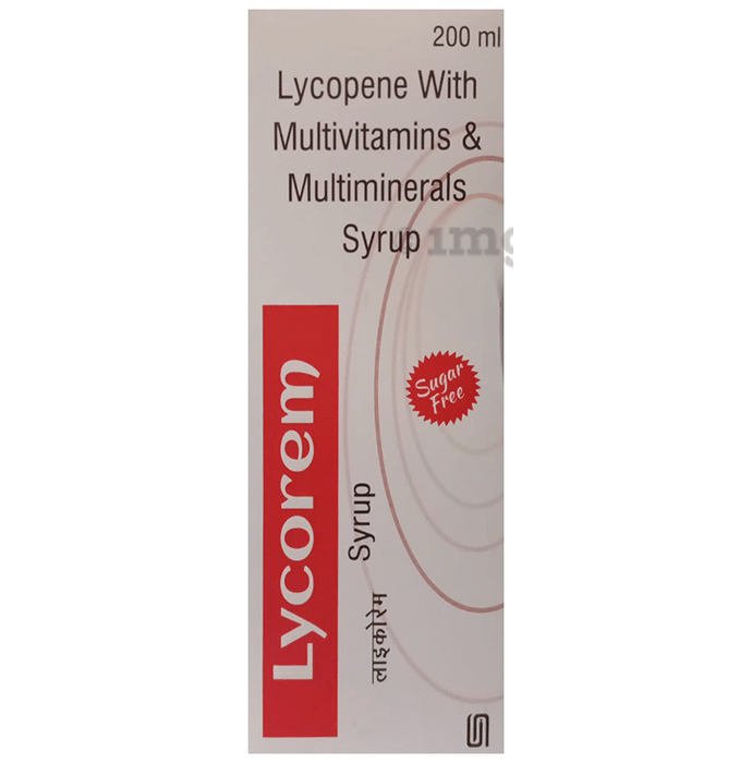 Lycorem Syrup Sugar Free