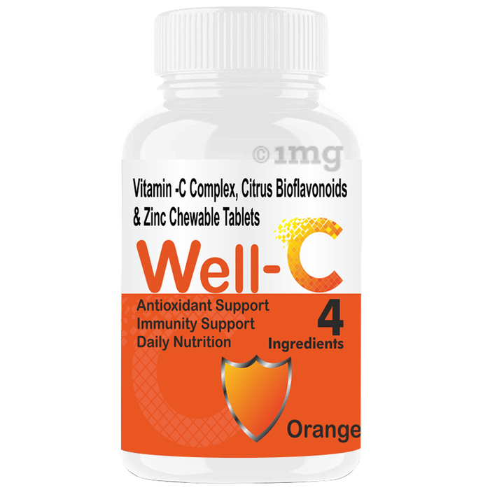 Goa Nutritions Well-C Chewable Tablet Orange