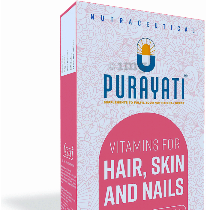 Purayati Vitamins for Hair, Skin and Nails Tablet