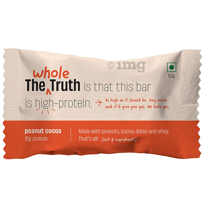 The Whole Truth Protein Bar (52gm Each) | Peanut Cocoa