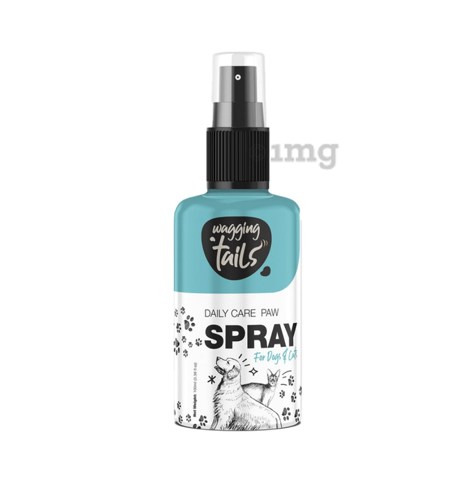 Wagging Tails Daily Care Paw Spray fot Dogs & Cats (100ml Each)