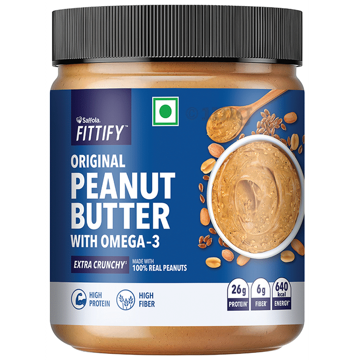 Saffola Fittify Original Peanut Butter  Extra Crunchy