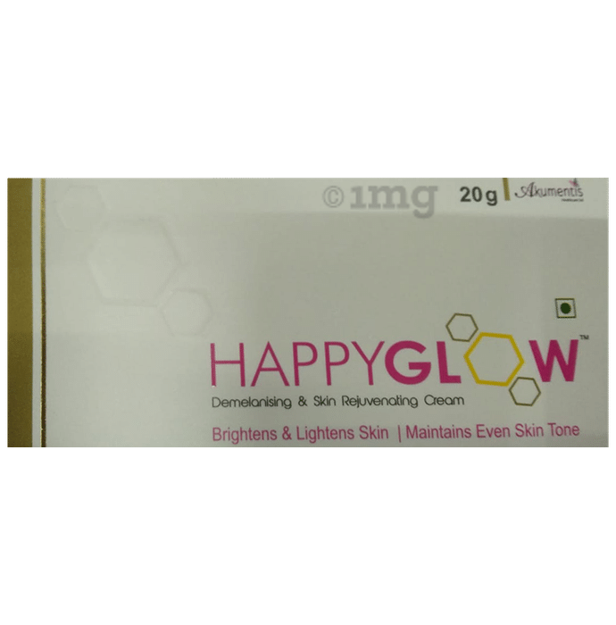 Happyglow Demelanising & Skin Rejuvenation Cream | Lightens & Brightens Skin