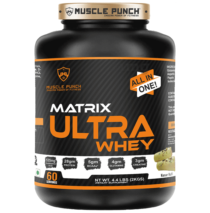 Muscle Punch Ultra Matrix Powder Kesar Kulfi