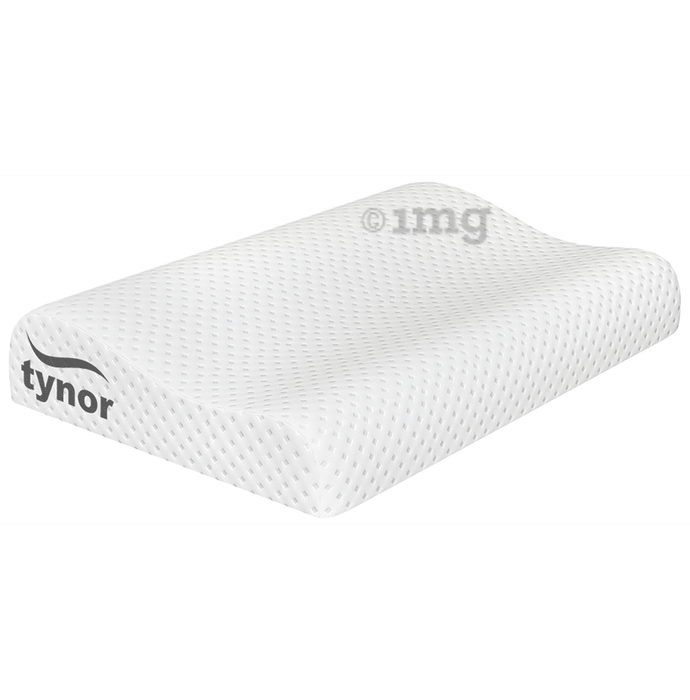 Tynor Elite Ortho Contoured Memory Universal White Firming Pillow