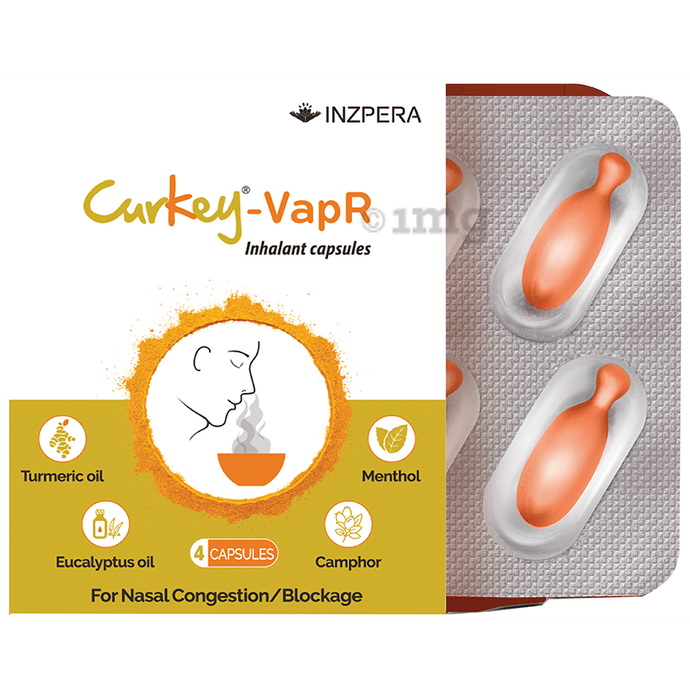 Curkey-VapR Inhalant Capsule (4 Each)